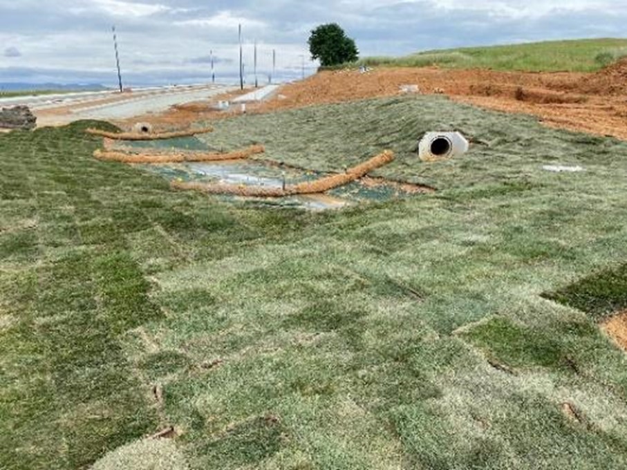 Turf and coir logs