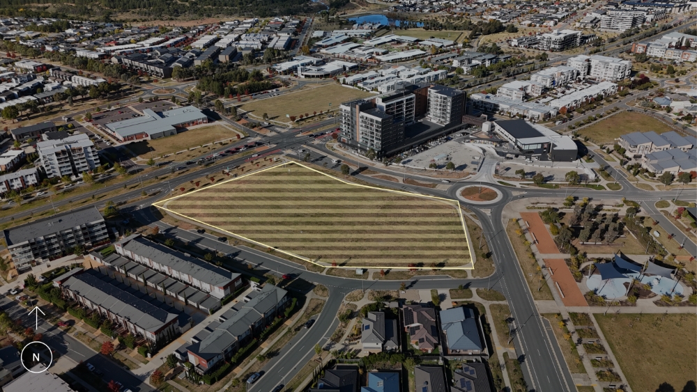 Aerial view of marked up block in Wright Section 39
