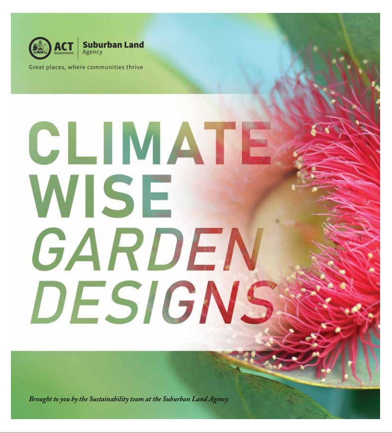 Climate Wise Garden Designs booklet cover