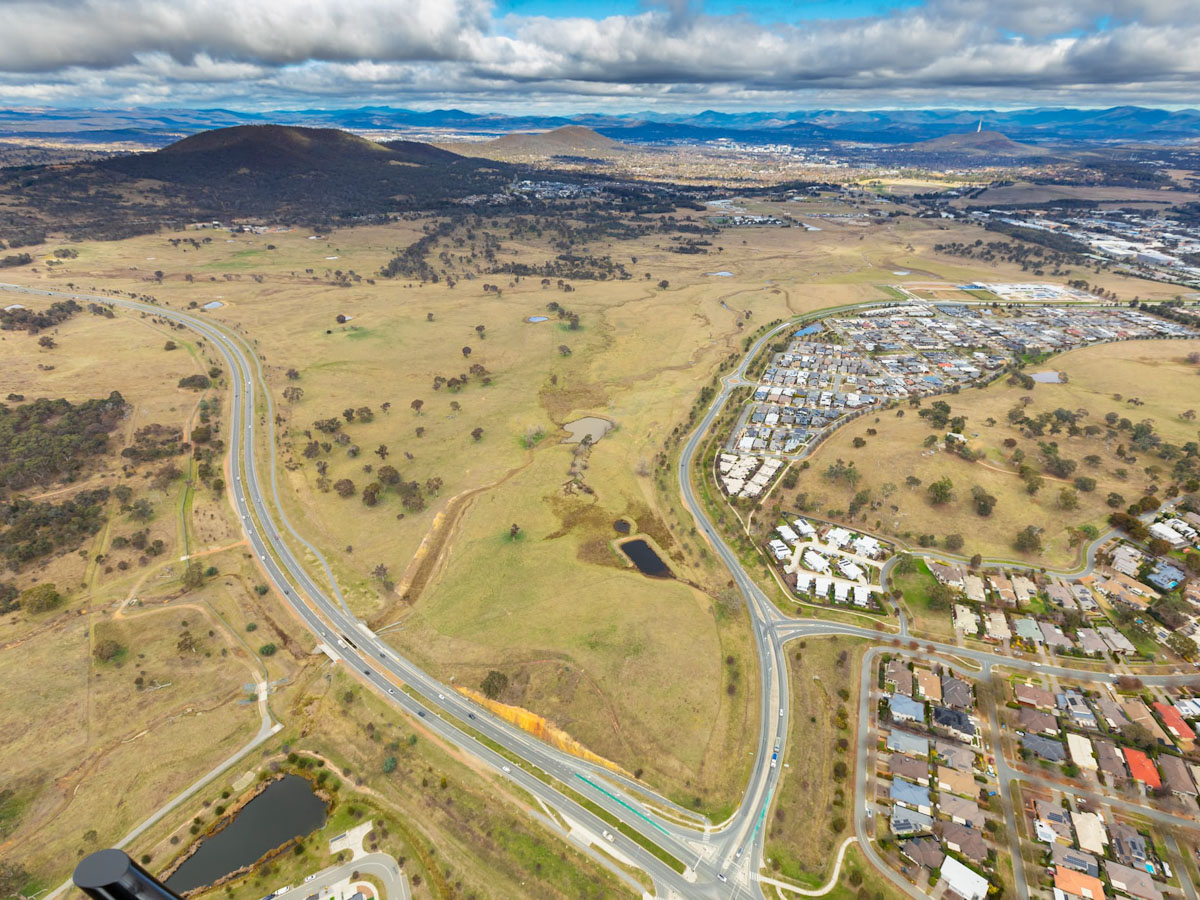 Aerial view of where Kenny will be