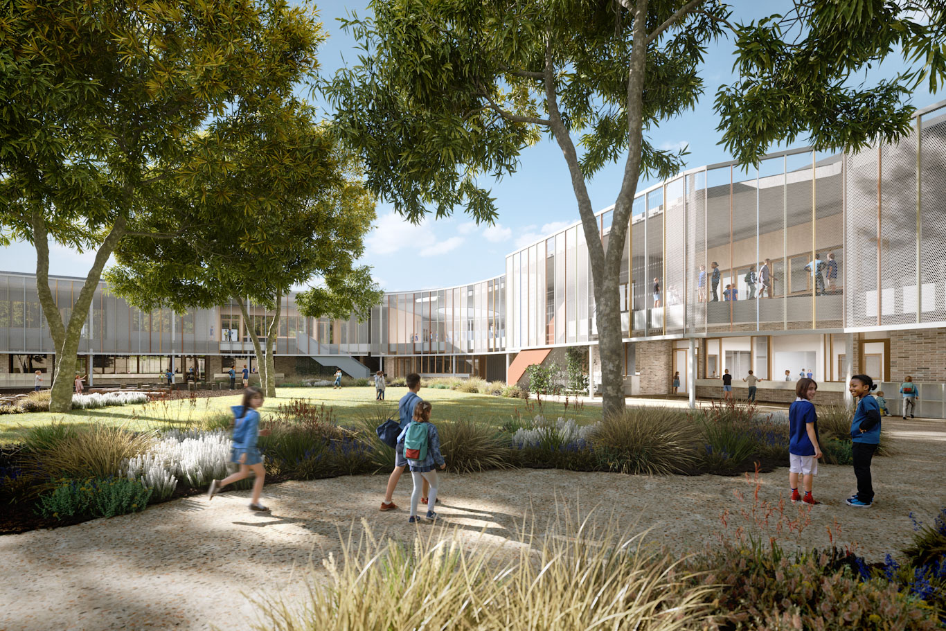 ACT Whitlam Priamry school Render of Whitlam Primary School