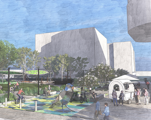 Concept image of Lathlain St Precinct