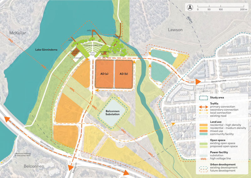 Context plan map of Lawson