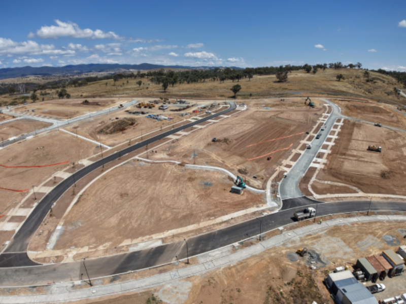 Aerial image of Whitlam local centre site