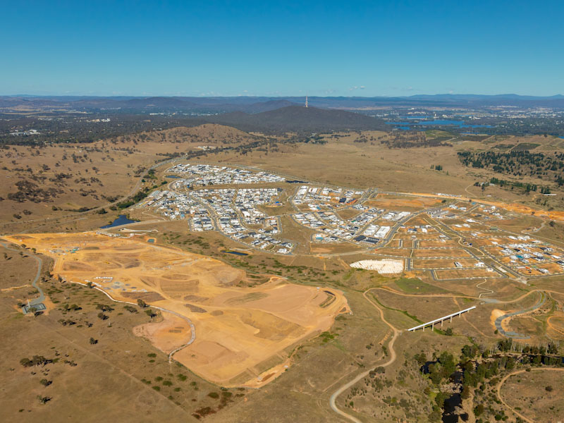 Whitlam Hill-News Post Aerial view of Whitlam Hills