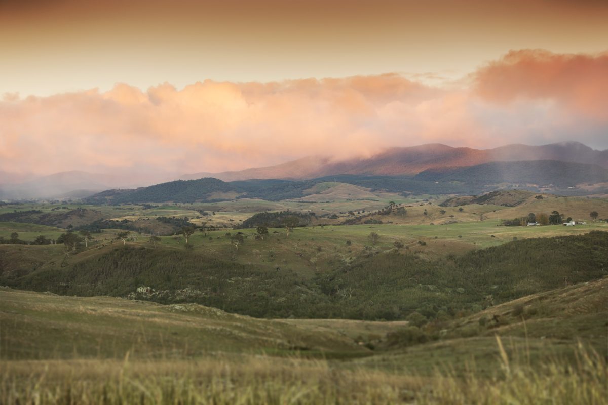 view of the mountains behind Ginninderry