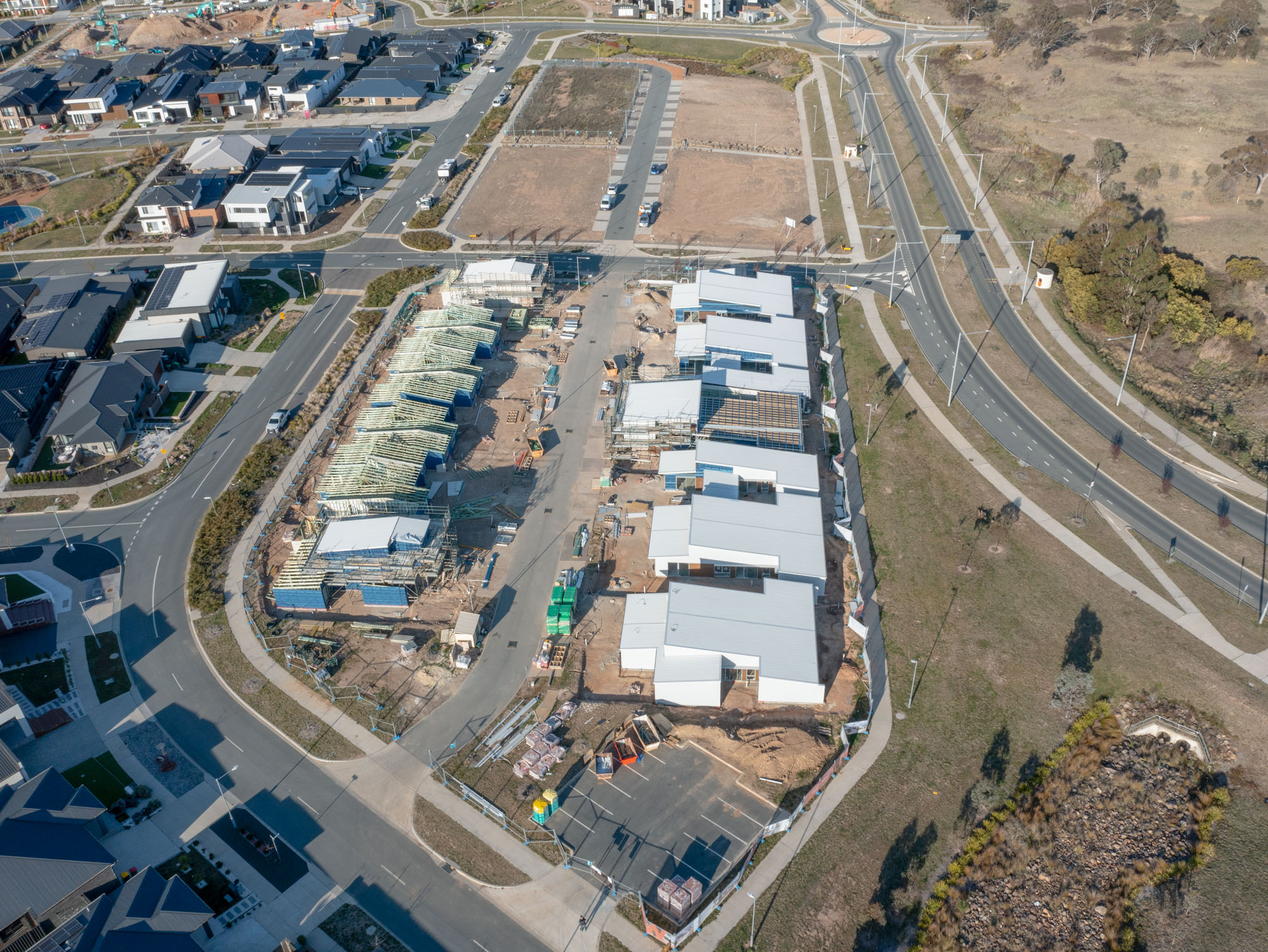North Wright construction update stage 1 Aerial view of North Wright sustainable precinct
