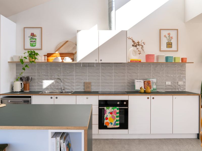 A kitchen in North Wright Showcase Home