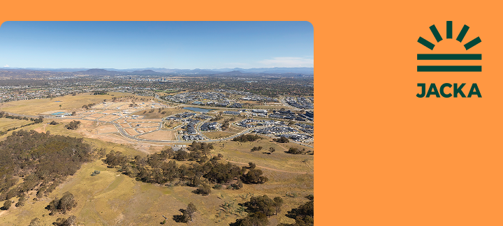 Aerial view of Jacka